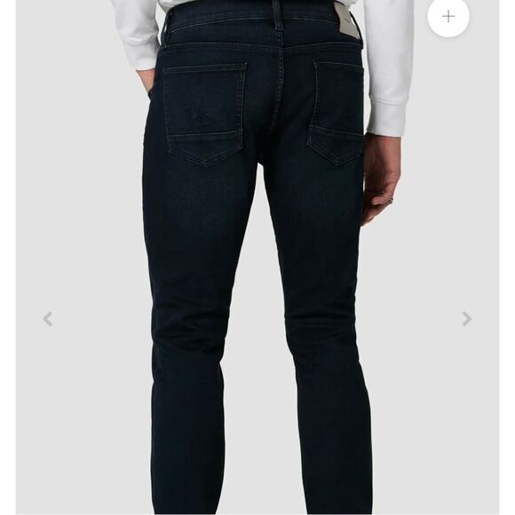 Hudson Blake slim straight black size 30 denim zip fly Casual jeans